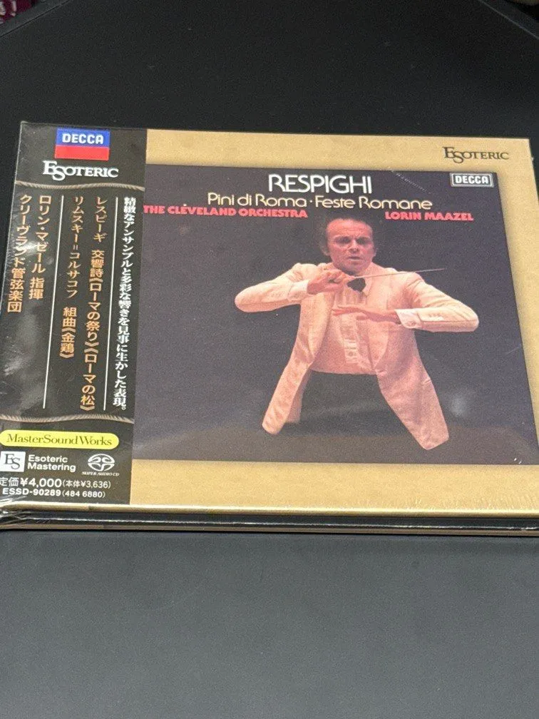 Esoteric hybrid SACD Respighi (Brand new, unopened)