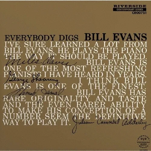 Everybody Digs Bill Evans 單層/hybrid SACD/CD