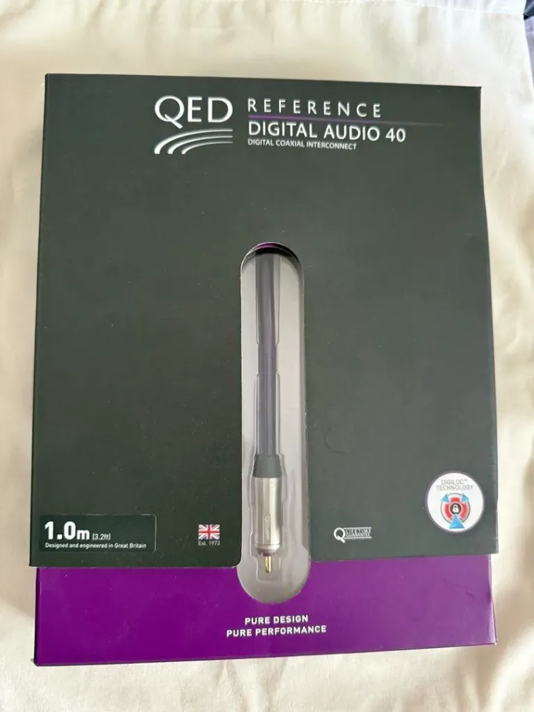 QED reference digital audio 40 SPDIF RCA 1m