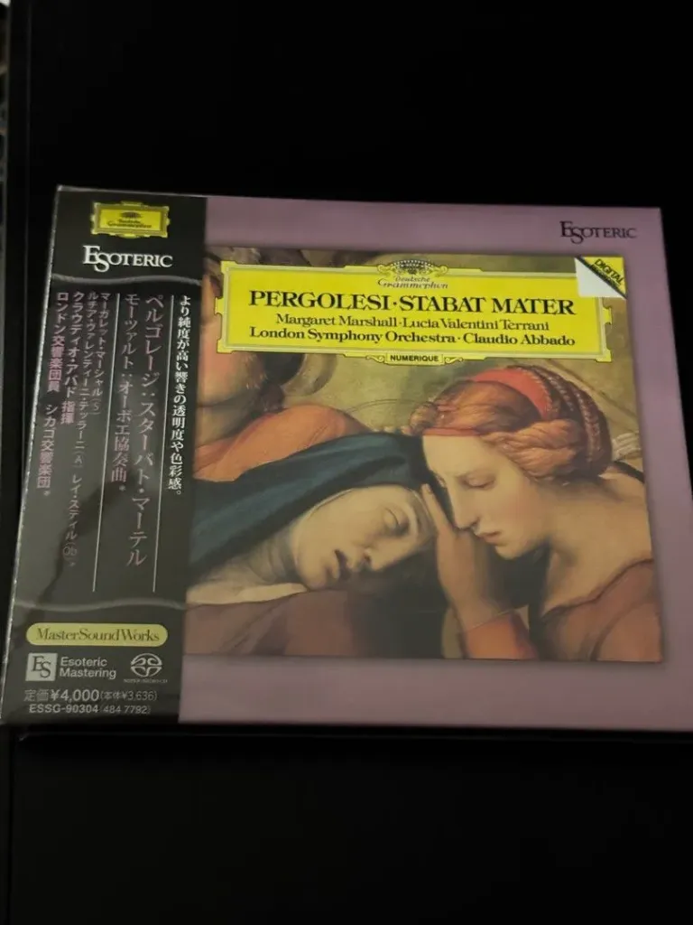 Esoteric hybrid SACD Pergolesi Stabat Mater brand new and unopened